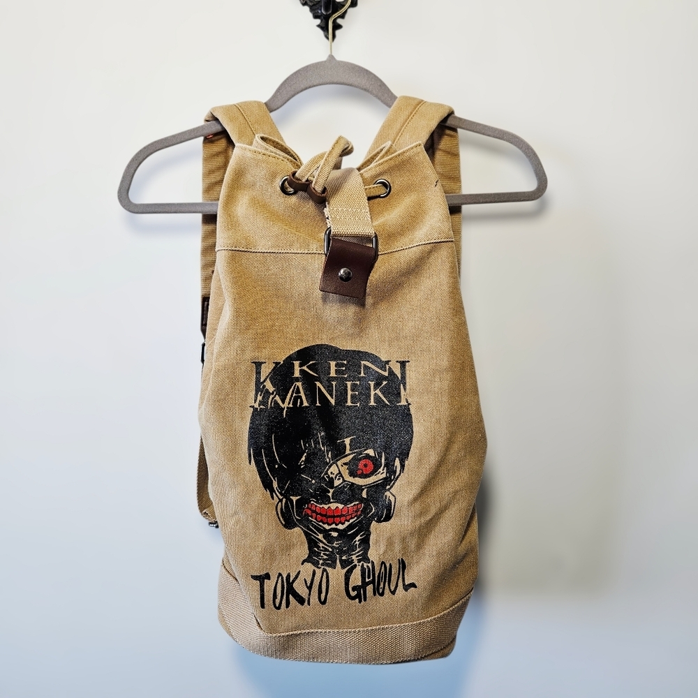 Tokyo Ghoul Ken Kaneki Canvas Backpack Bag Amine